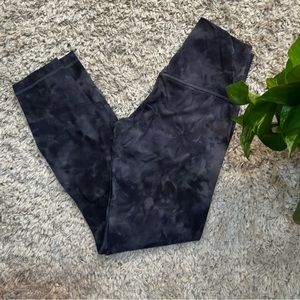 Lululemon Align 25” - Size 6 - Diamond Dye Graphite Grey - EUC